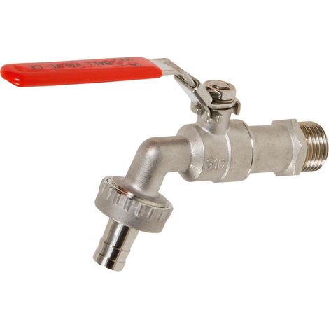 Robinet de puisage cadenassable - SFERACO - M 3/4' - M 3/4' - Inox (1/5)