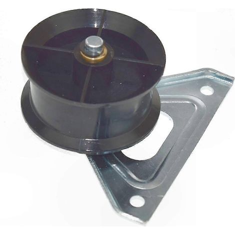 Poulie de tension de courroie de remplacement avec support pour sèche-linge, roue et support inclus, pièce détachée robuste, compatible divers modèles, facile à installer, garantit un fonctionnement s (1/4)