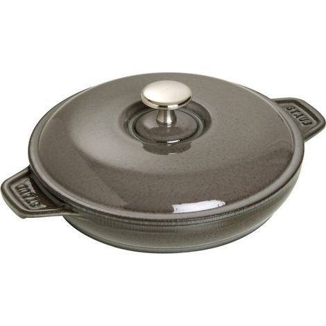 Round baking dish with lid Staub - Graphite color
