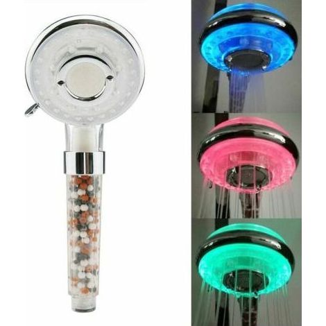 Ducha de mano para baño con cabezal de ducha LED (1/5)