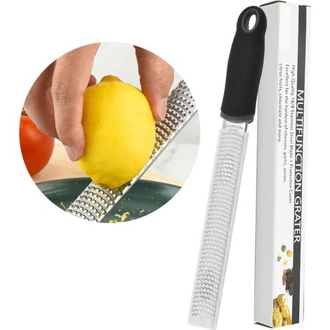 Râpe à fromage manuelle, zesteur de citron, outil de cuisine en acier inoxydable pour chocolat (1/5)
