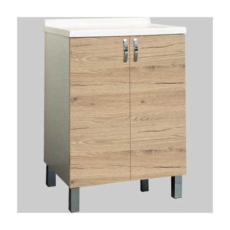 MOBILE LAVATOIO KOALA 2 ANTE QUERCIA NATURALE P 50 x L 60 cm SAVINI