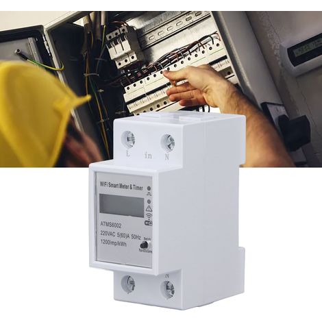 ATMS6002 Smart Meter mit WLAN-Fernbedienung, einphasiger DIN-Schienen-Energiezähler, 2P AC220V (1/5)