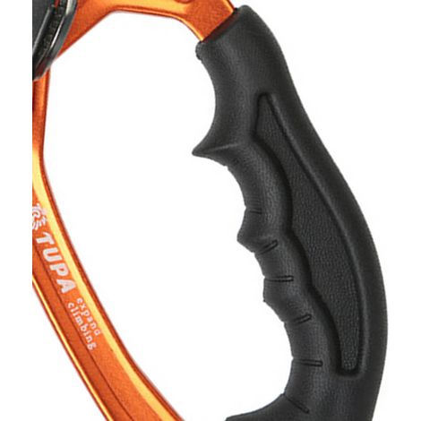 Mehrzweck-Steigklemme für Rechtshänder, geeignet für Bergsteigen und Outdoor-Aktivitäten, orange (1/5)