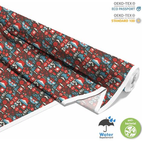Dekorativer Outdoor-Stoff Oxford - Motiv Japan I DX308 (1/5)