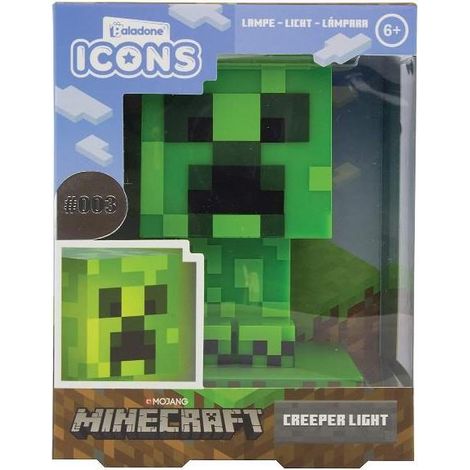 Craft Lampe Minecraft Creeper Grün 11 cm Nachtlicht