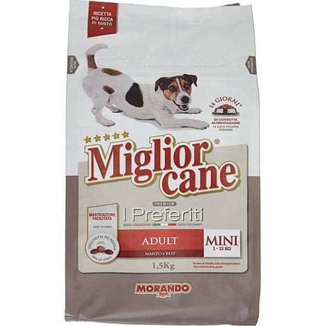 Adult Mini Crocchette gusto Manzo Kg. 1,5 (1/2)
