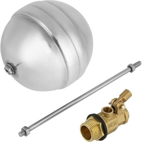 Valeur de la boule de flottement DN15 G1 / 2, senso de l'eau en laiton, sonde à eau en acier inoxydable (1/2)