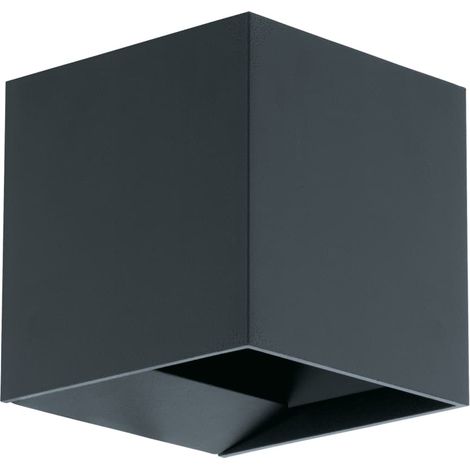 EGLO Lámpara LED de pared para jardín Calpino gris antracita 2x3,3W (1/2)