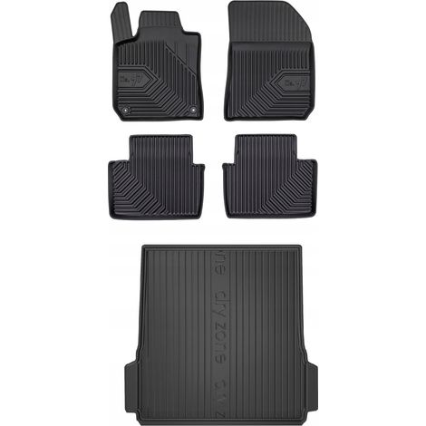 SET 77 Alfombrillas de goma y alfombrilla Peugeot 308 2 Familiar 2013-2021 zwb (1/5)