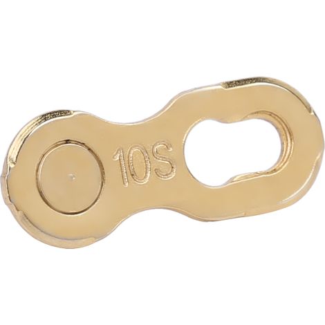 1 Paire de Maillon Rapide pour Chaîne VTT 10 Vitesses, Connexion Dorée pour Vélo de Montagne et Bicyclette (1/5)