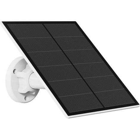 5W Solar Panel for Security Camera, USB Solar Panel for Outdoor Camera, DC 5V Rechargeable Battery, Solar Panels with Micro USB and USB-C Ports, Adjustable Security Mount (1/4)
