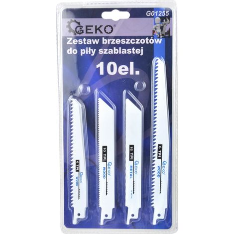Sägeblätter Geko g01255 Bi-Metall 10 Stück (1/5)