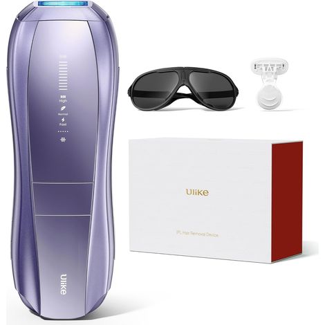 Appareil d'épilation au laser Ulike Air 10 IPL – Cadeau pour femmes et hommes : refroidissement par glace, réduction permanente de la pilosité pour une épilation quasi indolore, double source lumineus (1/5)