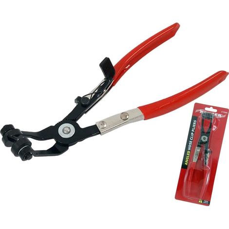 Neilsen Angled Hose Clamp Clip Car Van Fuel Coolant Pipe Spring Clips Pliers