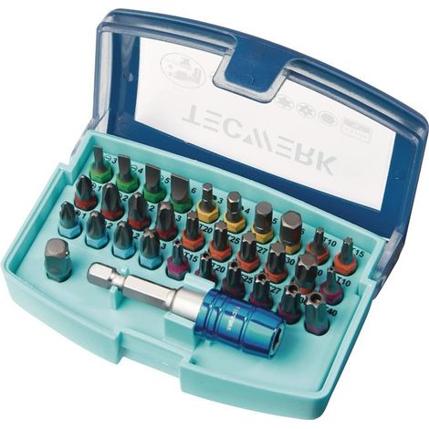 TECWERK Bitsortiment 32-tlg.Schlitz/PH/PZD/TX/TX-BO/6Kt.TECWERK (1/4)