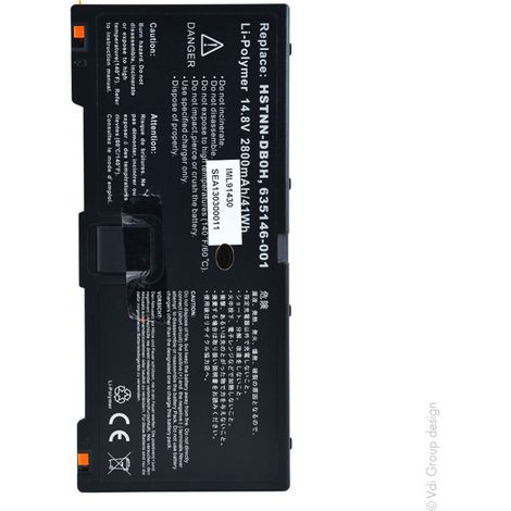 NX - Batterie ordinateur portable 14.8V 2800mAh - 635146-001FN04HSTNN-DB0HQK6