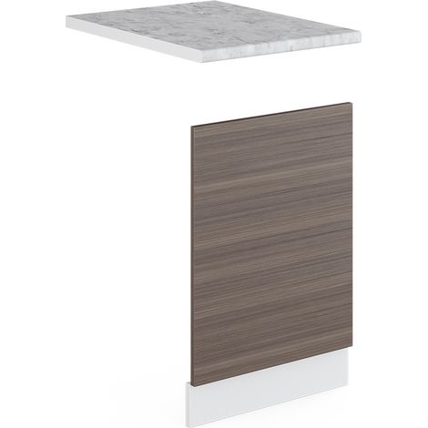 Pannello frontale R-Line, Grigio, 45 cm , PL Marmo, Vicco (1/4)