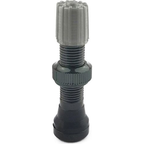 Embout de valve de vélo léger et de haute précision, en alliage d'aluminium, pour pneus tubeless. 40 mm noir (1/5)