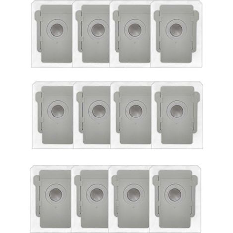 Lot de 12 sacs à poussière pour iRobot Roomba Combo J9+ et Combo J7+/Plus : accessoires pour aspirateurs conçus pour durer. (1/5)