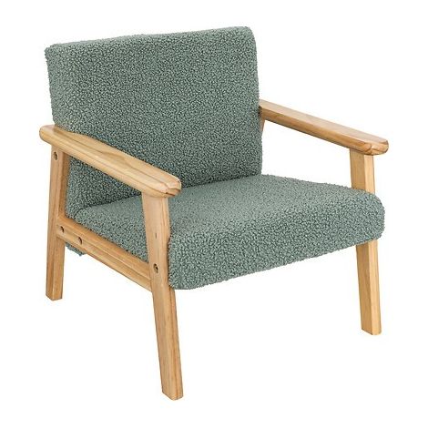 Sillón infantil Basile verde celadón - Atmosphera créateur d'intérieur (1/3)
