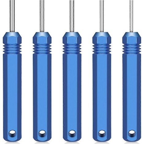 Kit de 5 outils d'extraction de broches pour connecteurs de contact à broches et prises. (1/5)