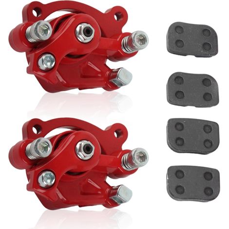Étrier de Frein à Disqu avec Plaquettes de Frein À Disque, Étrier de Frein À Disque Avant et Arrière pour Mini Moto, Pocket Bike, Quad pour Enfants 43cc, 47cc et 49 CC (1/5)