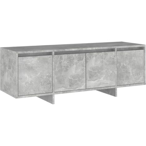 Mobile TV multimediale scaffale per televisione televisore buffet sala da pranzo soggiorno camera da letto 120 x 30 x 40,5 cm derivati del legno grigio 020025839