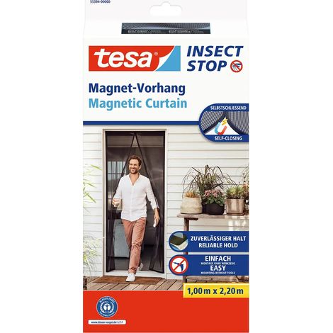 tesa Fliegengitter 55394-00000-00 Tenda magnetica (L x A) 1.00 m x 2.20 m Antracite 1 pz. (1/5)