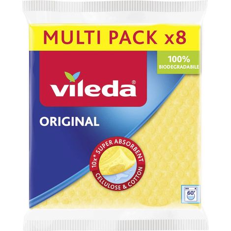 Panni spugna Vileda Aqua confezione da 8 pz (1/3)
