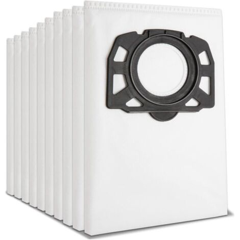 Set mit 10 Staubsaugerbeuteln für Kärcher 2.863-006.0, Staubsaugerbeutel für Kärcher WD4, WD5, WD6, WD5P, WD6P, Premium MV4, MV5, MV6 für Staubsauger. (1/4)