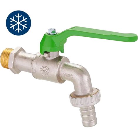 Rubinetto a sfera con resistenza al gelo 1/2"  dn 10  pn 20 (1/4)
