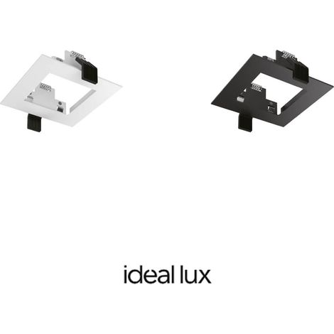 SOLO CORNICE PER DYNAMIC SQUARE 10X10CM BIANCO IN ALLUMINIO (1/4)