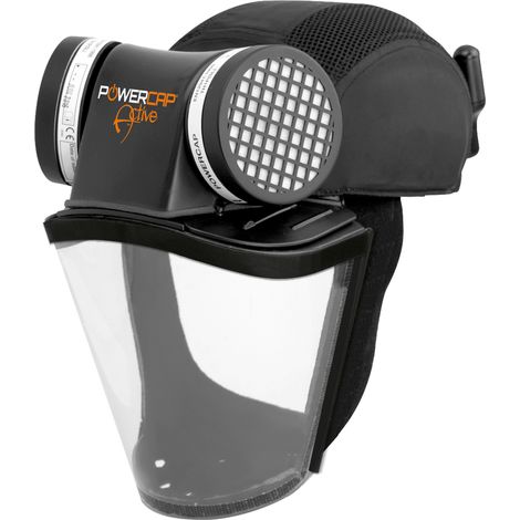 JSP – Masque de protection PowerCap Active 8h – Ventilation assistée – Protection respiratoire EN 12941 TH1P – Confort et efficacité accrue