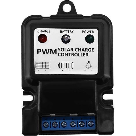 Un contrôleur de charge solaire pour voiture 6V/12V 10A pratique. un chargeur de batterie et un régulateur de tension un produit populaire pour l'amélioration de la maison. (1/5)