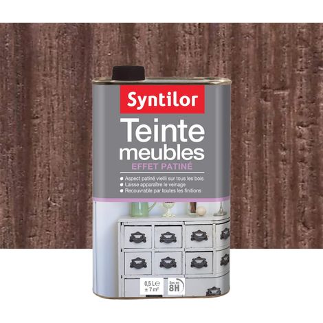 Teinte Meuble Effet Patiné Syntilor Cendre 0,5 L (1/2)