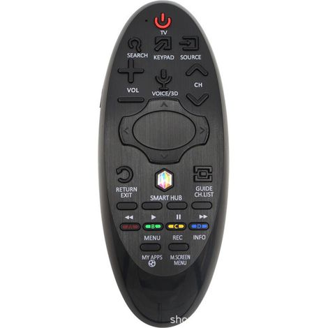 Télécommande 2 en 1 Télécommande Universelle pour Samsung TV Télécommande BN59-01184D 01181D 01182D 01185D 01182G Smart TV Télécommande 13.252.3cm Noir (1/4)
