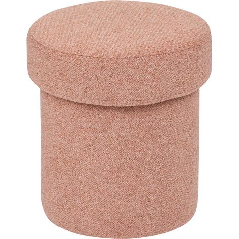 Atmosphera Kita pouf terracotta diamètre 37 cm hauteur 40 cm (1/3)
