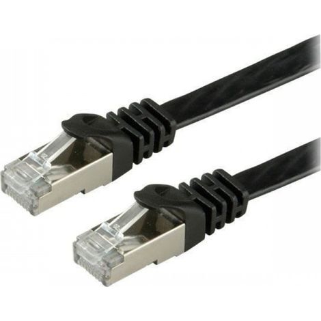 Cordon de raccordement - - CAT 6a - 3 m - FTP - Sans halogène - Noir
