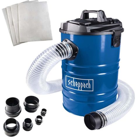[NEUWERTIG] [NEUWERTIG] Scheppach Absauganlage DC100 mit Adapterset & Beutel  65L  Luftleistung 215 m³/h  1200W Leistung  100mm Schlauchanschluss  0,5 Micron-Filtration