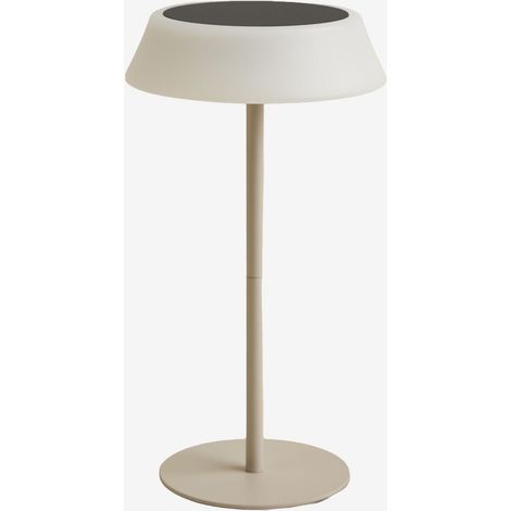 Lámpara de mesa solar LED inalámbrica para exterior en polietileno y hierro Ulenia SKLUM (1/4)