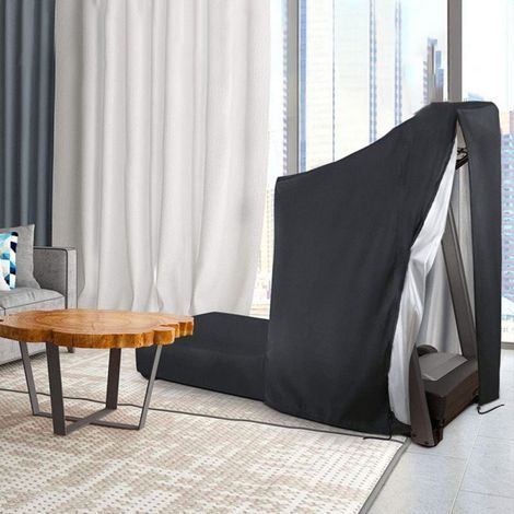 Noir(20694170cm)Housse de Protection étanche à la poussière pour Tapis de Course à Pied avec Fermeture éclair - Tissu Oxford - pour l'extérieur et l'intérieur (1/4)