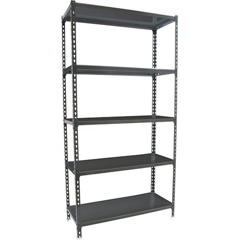 Simonrack Mensola Leggera in Metallo Antracite 5 Livelli (1/4)