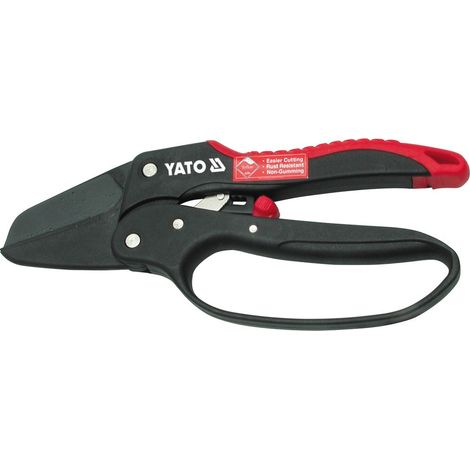 Ratschenschere Knarrenscheren Gartenschere Schere Länge 20 cm Schneiddurchmesser Ø 19 mm (1/5)
