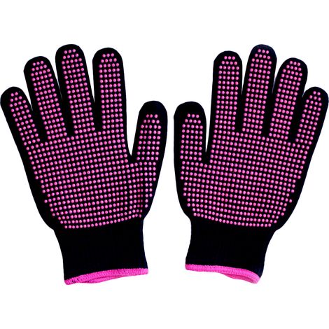 1 Paire de Gants Résistants à la Chaleur Double Face en Silicone Anti-dérapants pour Lisseur et Fer à Boucler (1/5)