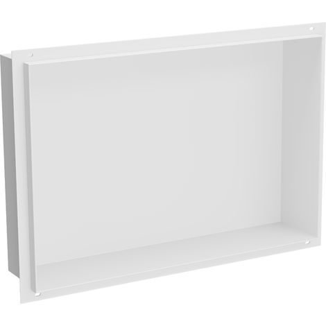 Mexen X-Wall-NR étagère encastrée sans rebord 45 x 30 cm, blanche - 1921453010 (1/5)