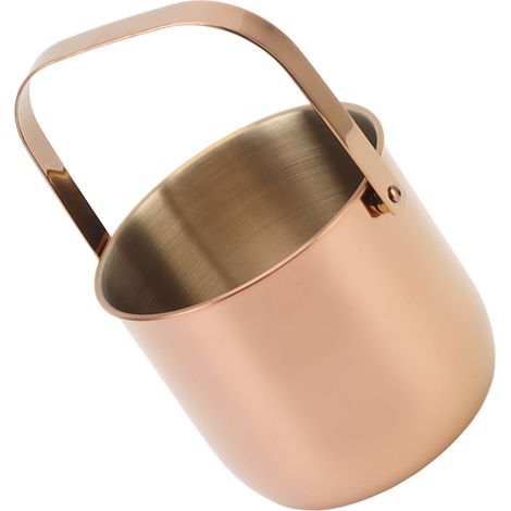 Gewerblicher Eisbehälter für KTV-Bars, dickwandig, Edelstahl, doppelwandig isoliert, für Wein, Champagner, Bier, Roségold (1/5)