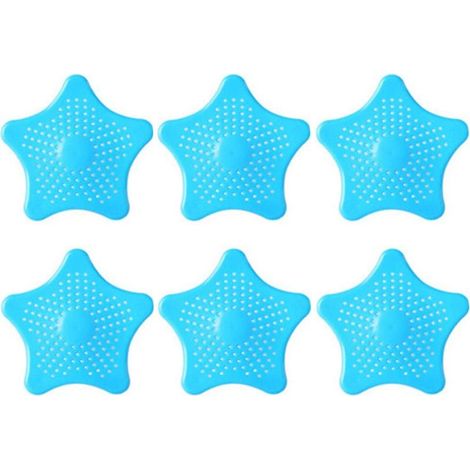 Grille de caniveau en forme d'étoile de mer, récupérateur de cheveux, couvercle de caniveau (1/5)