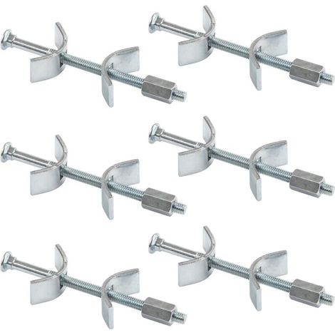 Raccord Plan de Travail - Connecteur de Meubles, 100 mm 6 pcs. - Joint Plan de Travail Cuisine - Vis Assemblage Meuble – Ferrure d'Assemblage - Solution Sûre et Stable (1/3)