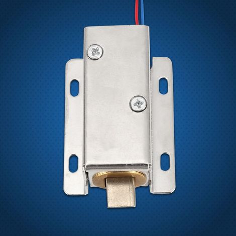 Serrure électromagnétique 12 V CC, serrure électrique miniature, serrure miniature pour armoire (1/5)